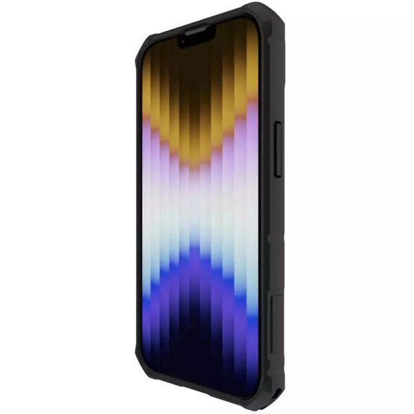 Чохол для iPhone 14 / 13 Зелений Nillkin CamShield Armor Pro no logo (шторка на камеру) - Зображення 3