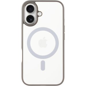Чохол для iPhone 16 Сірий Синійo Skin Friendly Frosted with MagSafe