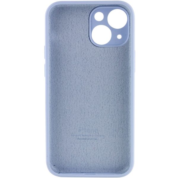 Чохол для iPhone 15 Блакитний Silicone Case Full Camera Protective - Зображення 2