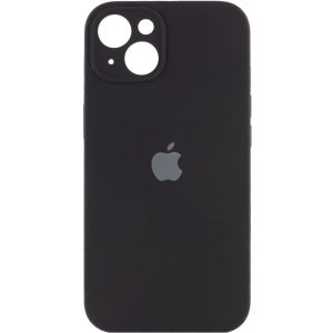 Чохол для iPhone 15 Чорний Silicone Case Full Camera Protective