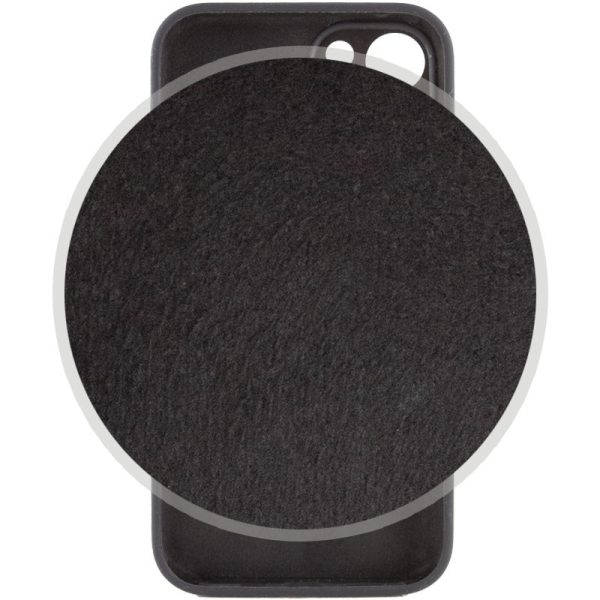 Чохол для iPhone 15 Чорний Silicone Case Full Camera Protective - Зображення 3