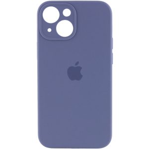 Чохол для iPhone 15 Сірий Silicone Case Full Camera Protective