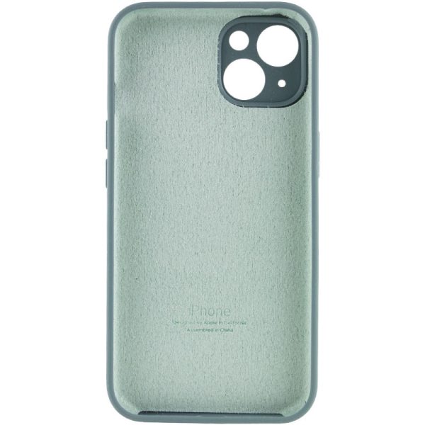 Чохол для iPhone 15 Зелений Silicone Case Full Camera Protective - Зображення 2