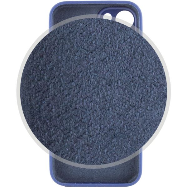 Чохол для iPhone 15 Синій Silicone Case Full Camera Protective - Зображення 2