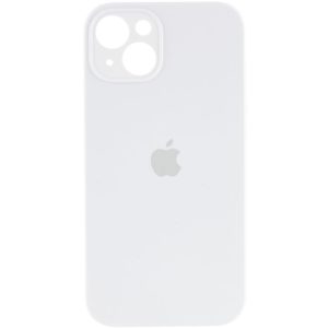Чохол для iPhone 15 Plus Білий Silicone Case Full Camera Protective