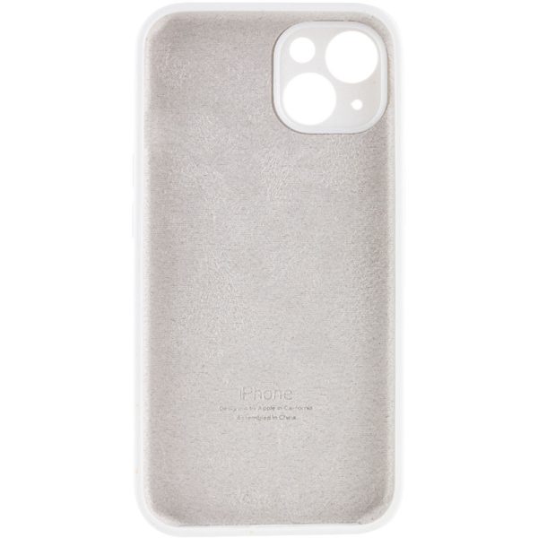 Чохол для iPhone 15 Plus Білий Silicone Case Full Camera Protective - Зображення 2