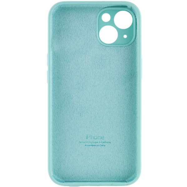 Чохол для iPhone 15 Plus Бірюзовий Silicone Case Full Camera Protective - Зображення 2