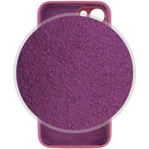 Чохол для iPhone 15 Plus Бордовий Silicone Case Full Camera Protective - Зображення 3