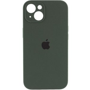 Чохол для iPhone 15 Plus Зелений Silicone Case Full Camera Protective