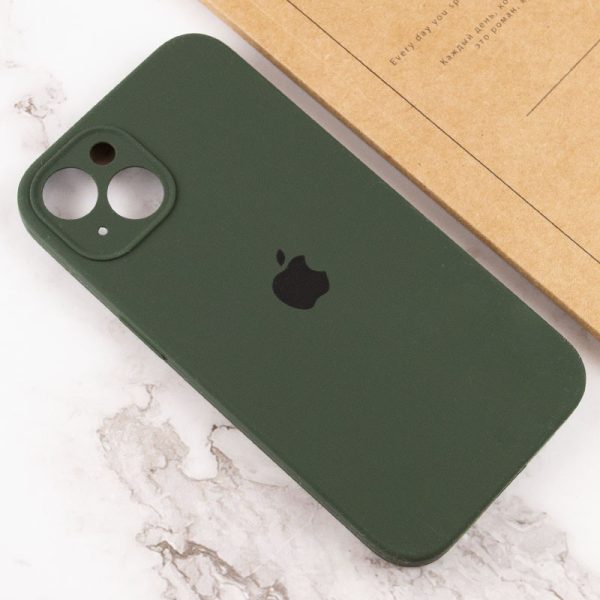 Чохол для iPhone 15 Plus Зелений Silicone Case Full Camera Protective - Зображення 4