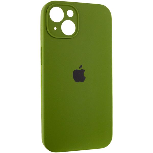 Чохол для iPhone 15 Plus Зелений Silicone Case Full Camera Protective - Зображення 2