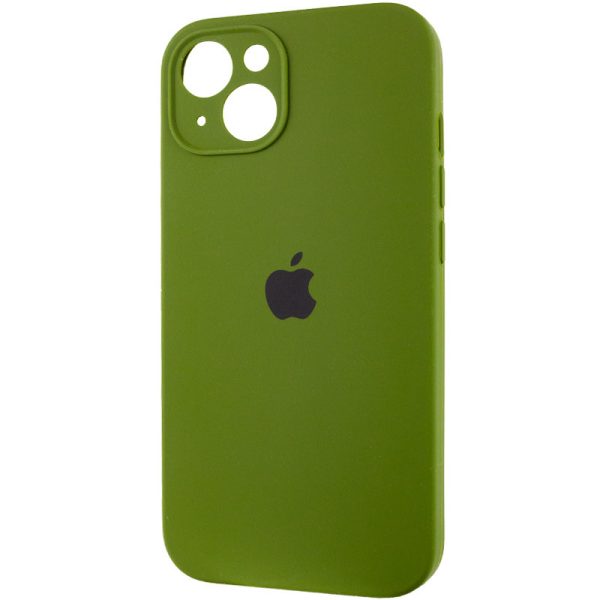 Чохол для iPhone 15 Plus Зелений Silicone Case Full Camera Protective - Зображення 3