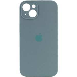 Чохол для iPhone 15 Plus Зелений Silicone Case Full Camera Protective