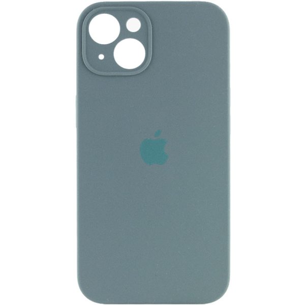 Чохол для iPhone 15 Plus Зелений Silicone Case Full Camera Protective