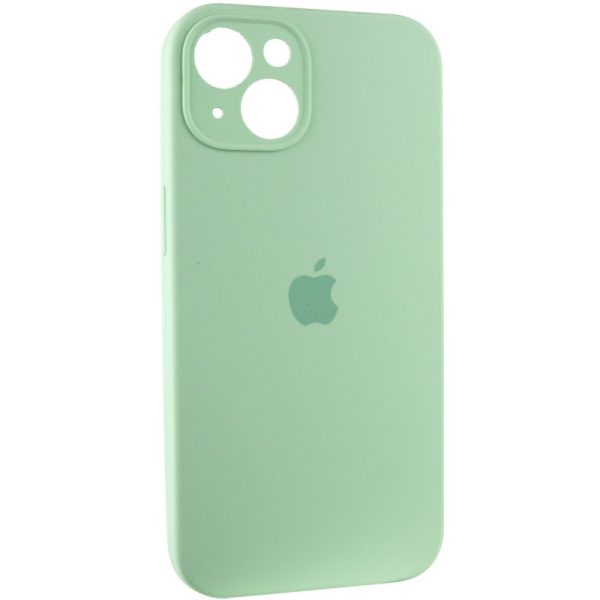 Чохол для iPhone 15 Plus Зелений Silicone Case Full Camera Protective - Зображення 2