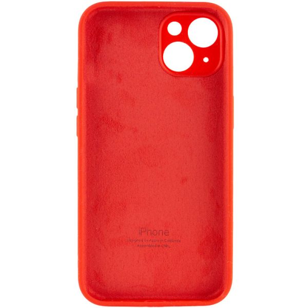 Чохол для iPhone 15 Plus Червоний Silicone Case Full Camera Protective - Зображення 2