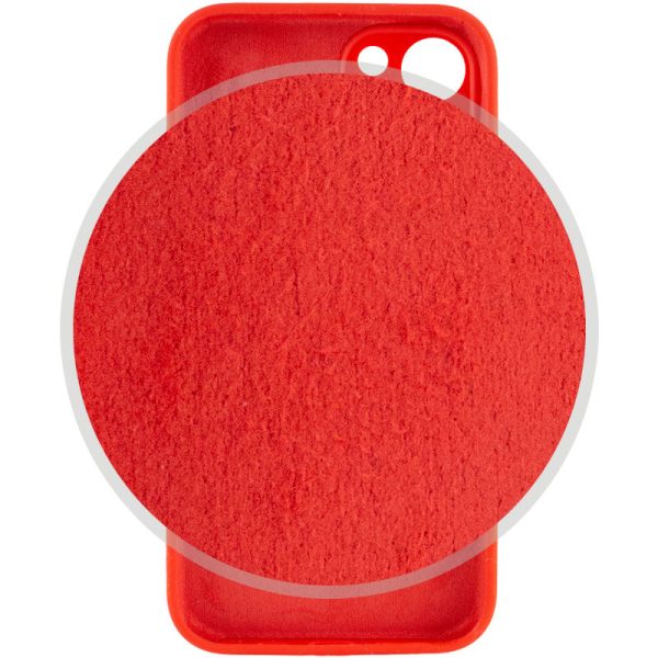 Чохол для iPhone 15 Plus Червоний Silicone Case Full Camera Protective - Зображення 3