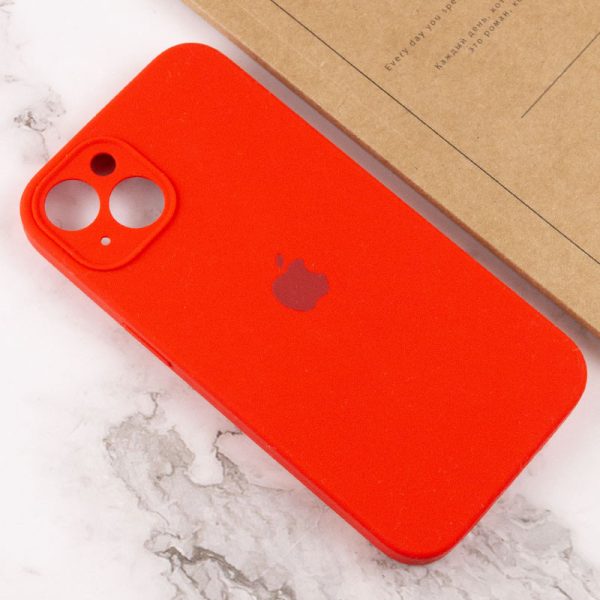 Чохол для iPhone 15 Plus Червоний Silicone Case Full Camera Protective - Зображення 4