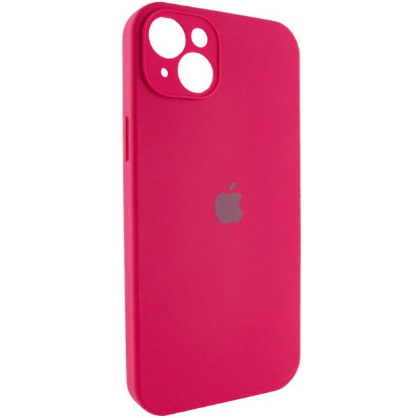 Чохол для iPhone 15 Plus Червоний Silicone Case Full Camera Protective - Зображення 2