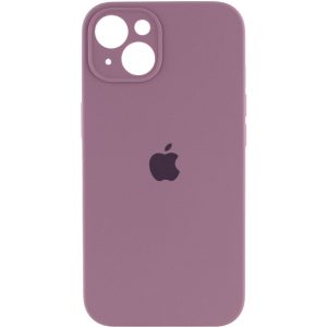Чохол для iPhone 15 Plus Ліловий Silicone Case Full Camera Protective