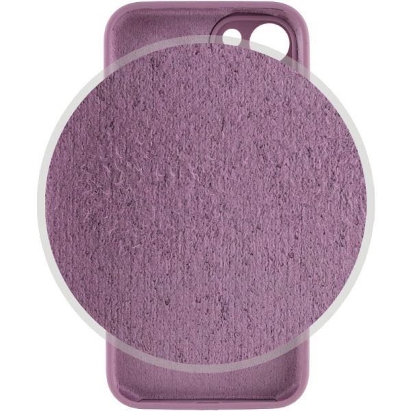 Чохол для iPhone 15 Plus Ліловий Silicone Case Full Camera Protective - Зображення 3