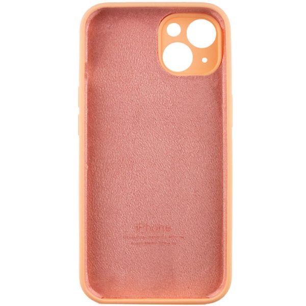 Чохол для iPhone 15 Plus Помаранчевий Silicone Case Full Camera Protective - Зображення 4