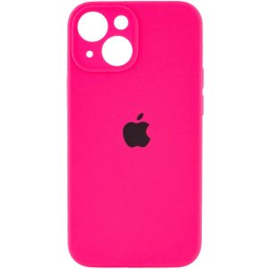 Чохол для iPhone 15 Plus Рожевий Silicone Case Full Camera Protective
