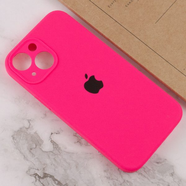 Чохол для iPhone 15 Plus Рожевий Silicone Case Full Camera Protective - Зображення 4