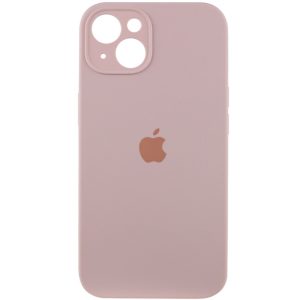 Чохол для iPhone 15 Plus Рожевий Silicone Case Full Camera Protective