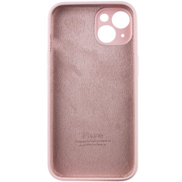 Чохол для iPhone 15 Plus Рожевий Silicone Case Full Camera Protective - Зображення 4