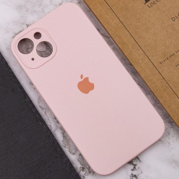 Чохол для iPhone 15 Plus Рожевий Silicone Case Full Camera Protective - Зображення 5