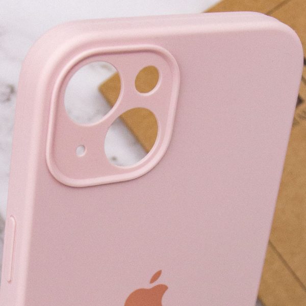 Чохол для iPhone 15 Plus Рожевий Silicone Case Full Camera Protective - Зображення 6