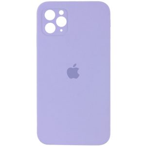 Чохол для iPhone 11 Pro Фіолетовий Silicone Case Square Full Camera Protective