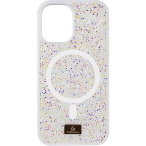 Чохол для iPhone 12 Pro Max Білий Bling World Rock Diamond with MagSafe