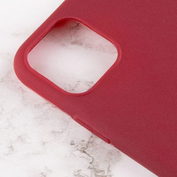 Силіконовий чохол для Apple iPhone 13 mini Бордовий Candy - Зображення 3