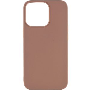 Силіконовий чохол для Apple iPhone 13 Pro Коричневий Candy