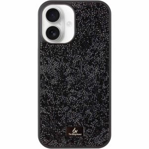 Чохол для iPhone 16 Чорний Bling World Rock Diamond
