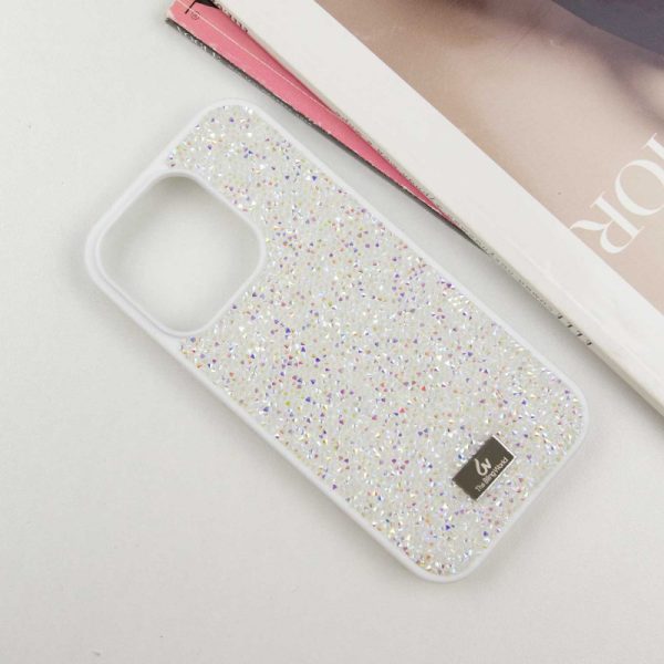 Чохол для iPhone 16 Pro Білий Bling World Rock Diamond - Зображення 2