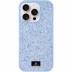 Чохол для iPhone 16 Pro Блакитний Bling World Rock Diamond