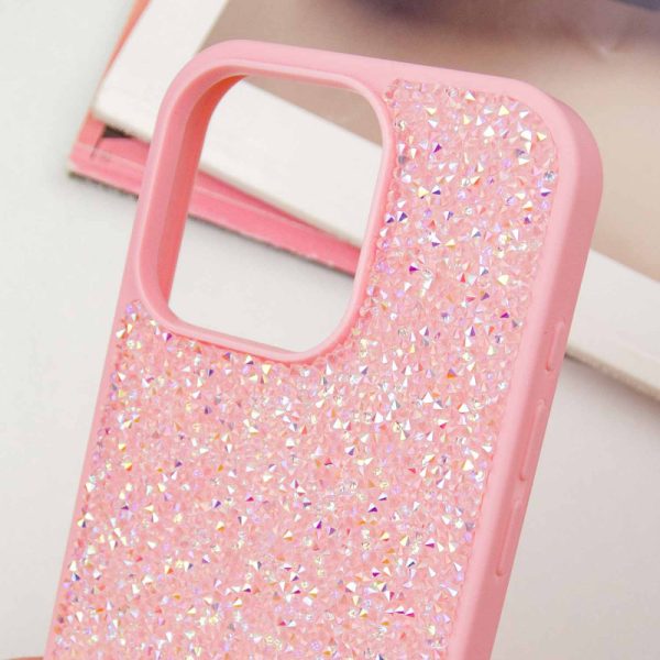 Чохол для iPhone 16 Pro Рожевий Bling World Rock Diamond - Зображення 6