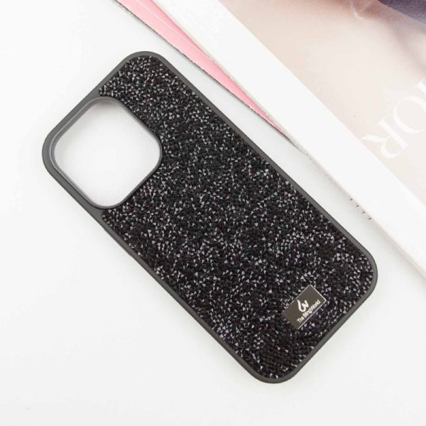 Чохол для iPhone 16 Pro Чорний Bling World Rock Diamond - Зображення 2