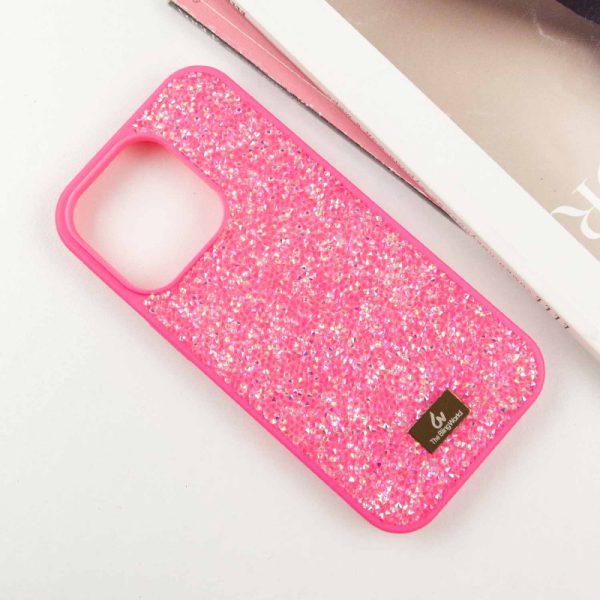 Чохол для iPhone 16 Pro Рожевий Bling World Rock Diamond - Зображення 2