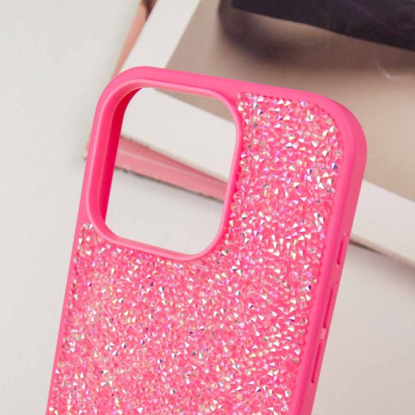 Чохол для iPhone 16 Pro Рожевий Bling World Rock Diamond - Зображення 6