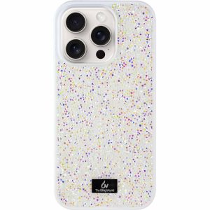 Чохол для iPhone 16 Pro Max Білий Bling World Rock Diamond