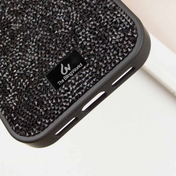 Чохол для iPhone 16 Pro Max Чорний Bling World Rock Diamond - Зображення 7