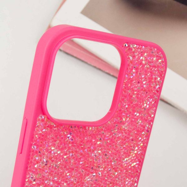 Чохол для iPhone 16 Pro Max Рожевий Bling World Rock Diamond - Зображення 5