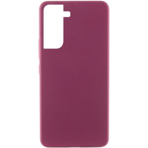 Чохол для Samsung Galaxy S22 Бордовий Silicone Cover Lakshmi