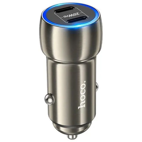 АЗП Hoco Z48 Tough 40W (2Type-C) + Type-C to Lightning - Зображення 7