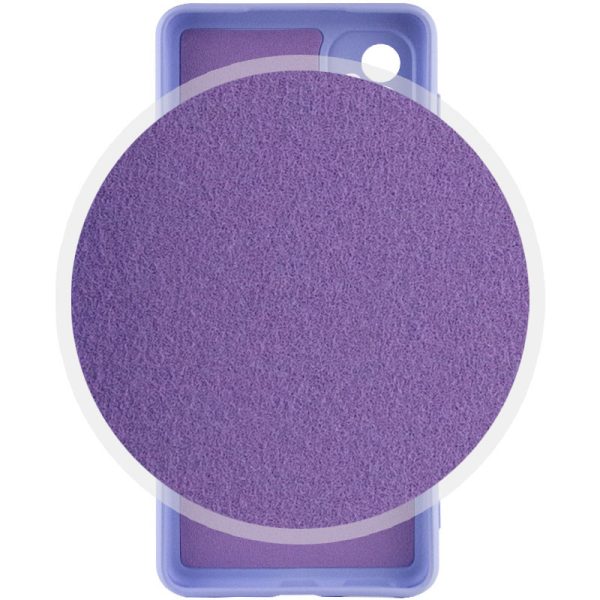Чохол для Samsung Galaxy A14 4G/5G Фіолетовий Silicone Cover Lakshmi Full Camera (A) - Зображення 3