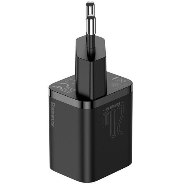 Зарядний пристрій Baseus Super Si Quick Charger 1C 20W + кабель Type-C to Lightning (TZCCSUP-B) - Зображення 4